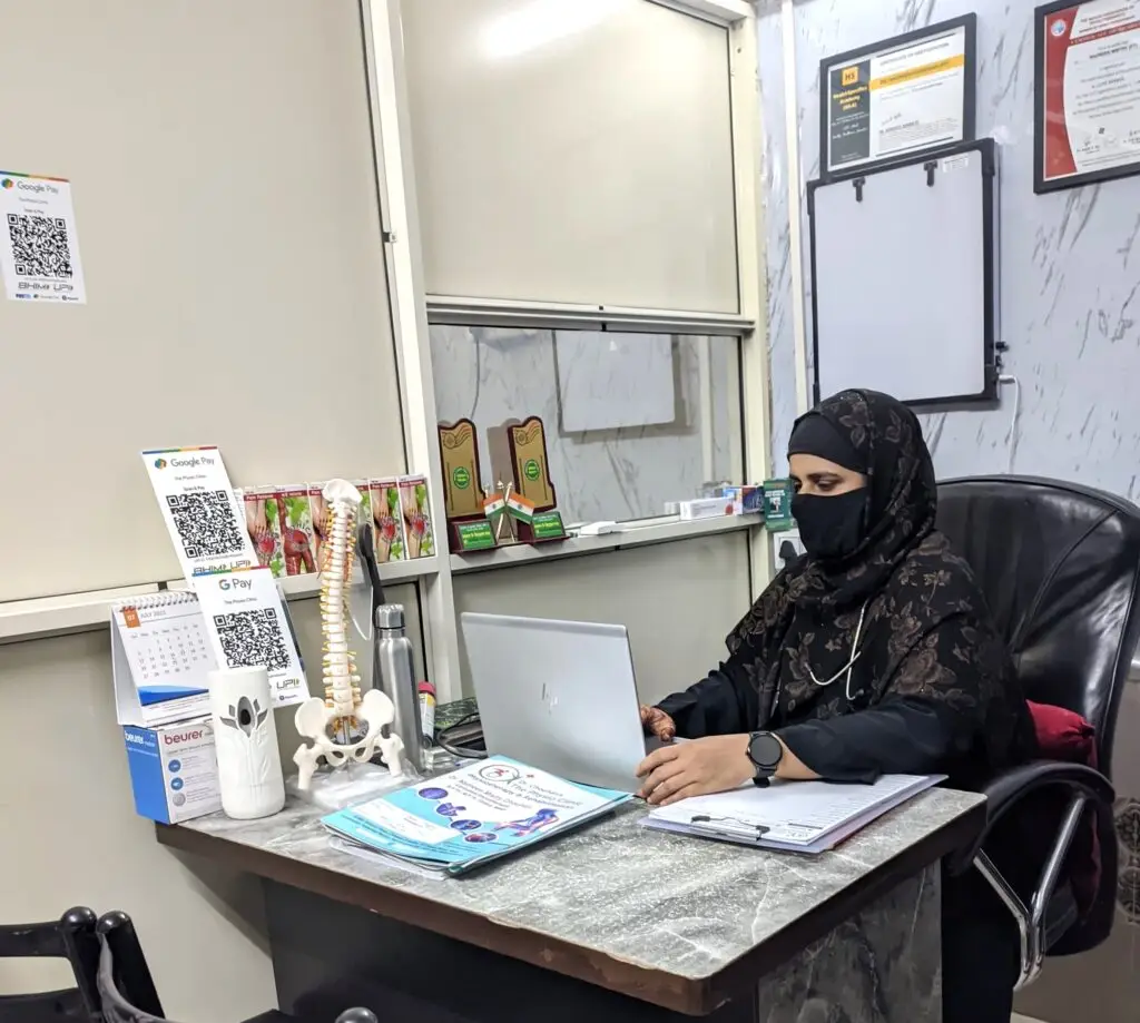 dr. nazneen mistry chouhan physiotherapist